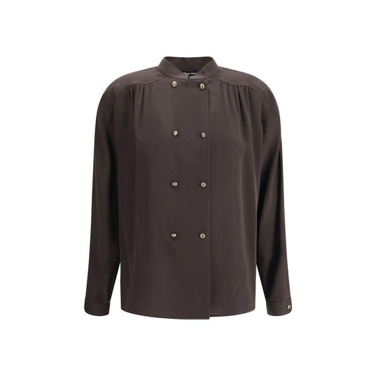 Giorgio Armani Doublebreasted silk Shirt GI-GW001763U8130-IT44 | L
