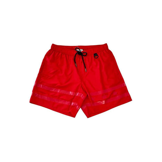 Iceberg Red Polyester Men Swim Short IC-24830-M