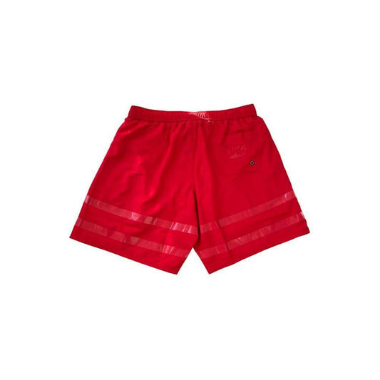 Iceberg Red Polyester Men Swim Short IC-24830-M