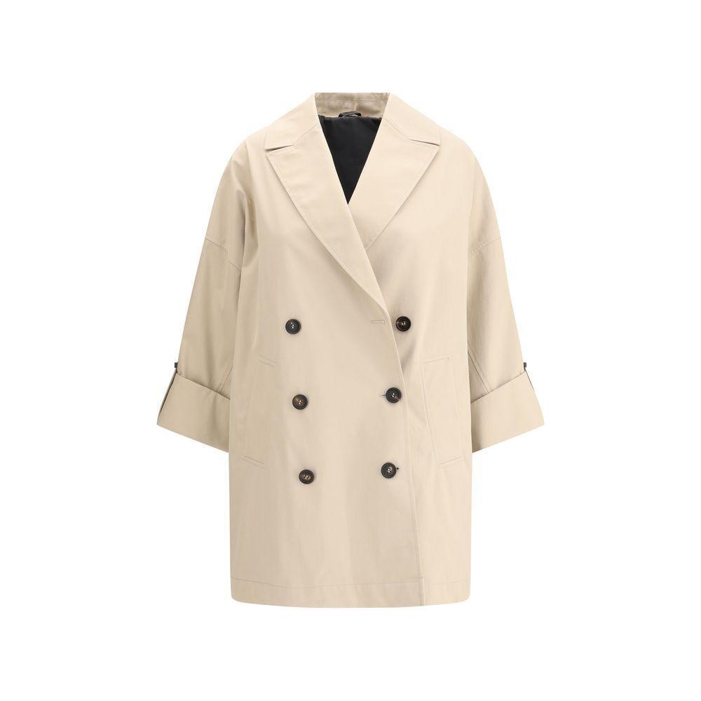 Brunello Cucinelli Midi Trench Coat BR-MM5397740PC6697-IT40 | M