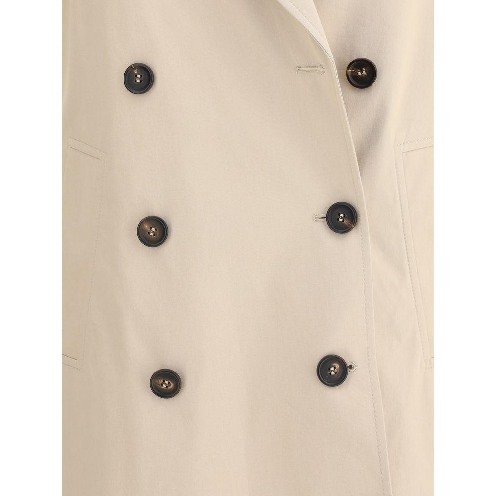 Brunello Cucinelli Midi Trench Coat BR-MM5397740PC6697-IT40 | M