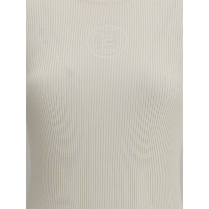 Fendi White Silk T-Shirt