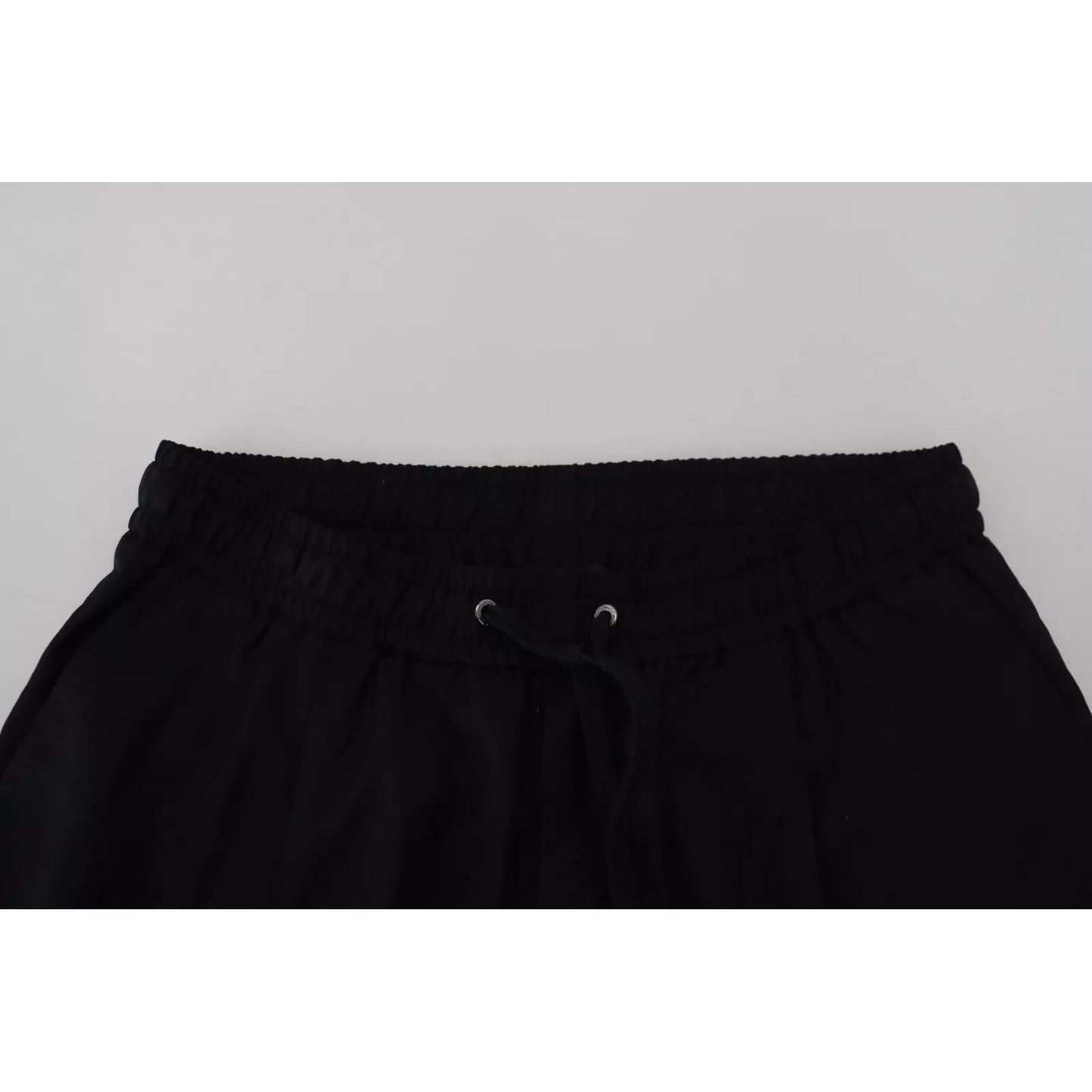 Dolce & Gabbana Black Jogger Wool Jogging Trouser