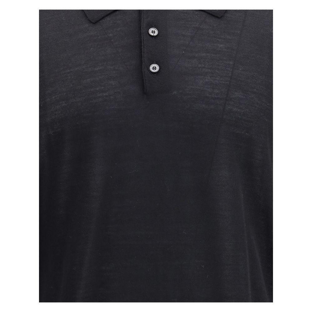 Golden Goose Virgin wool Polo Shirt GO-GMP01353P00104190100-L
