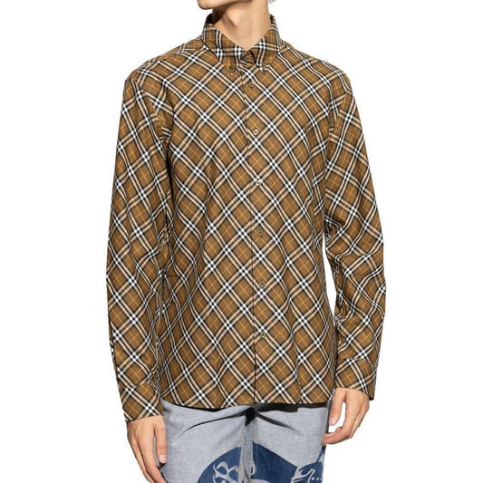 Burberry Cotton Checked Shirt BU-8844913377492-S
