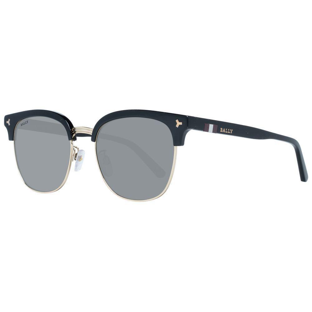 Bally Black Metal Sunglasses BA-1408