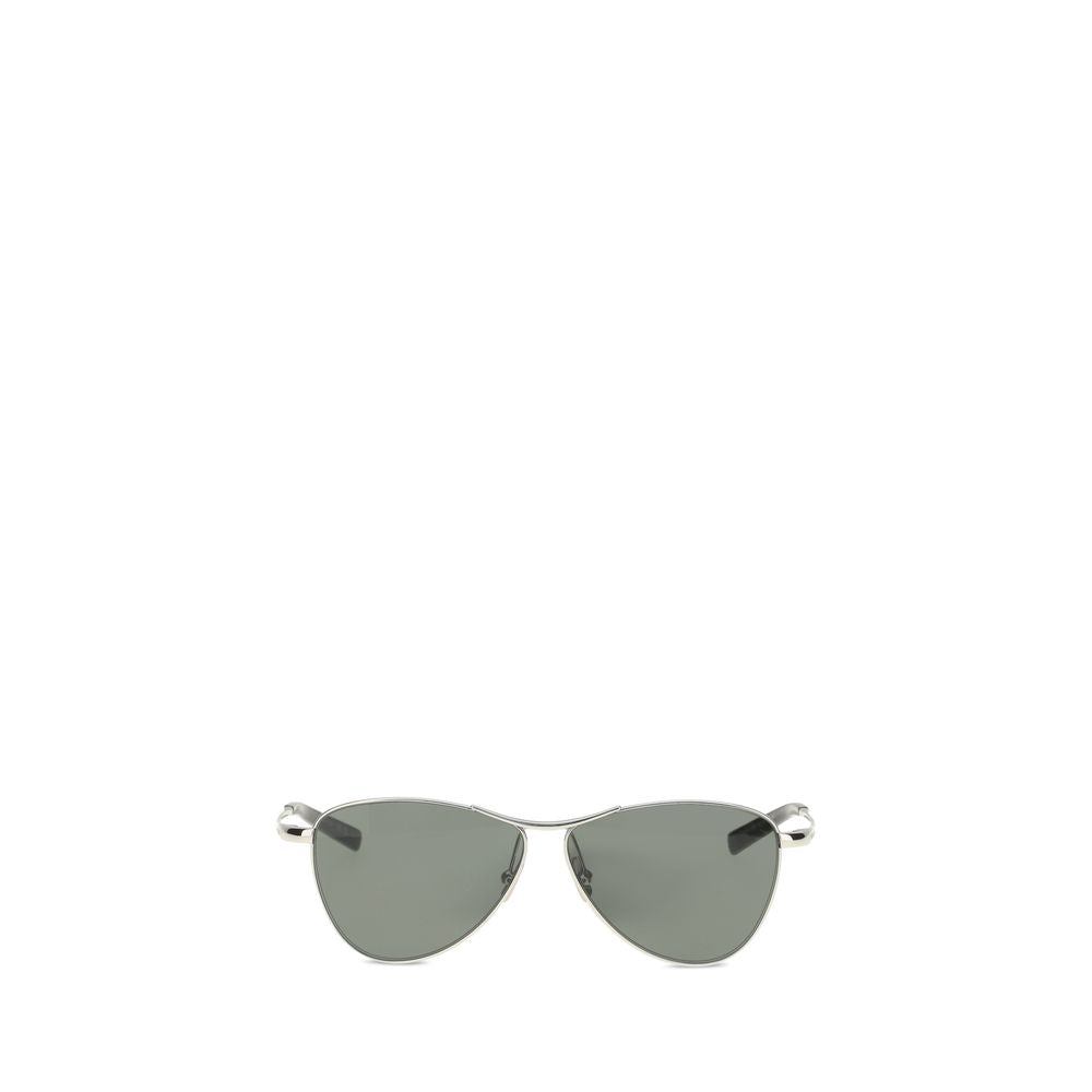 Saint Laurent Silver Metal Sunglasses