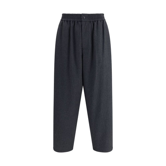 Giorgio Armani Virgin Wool Flannel Pants GI-GM002269U8131-IT44 | XS