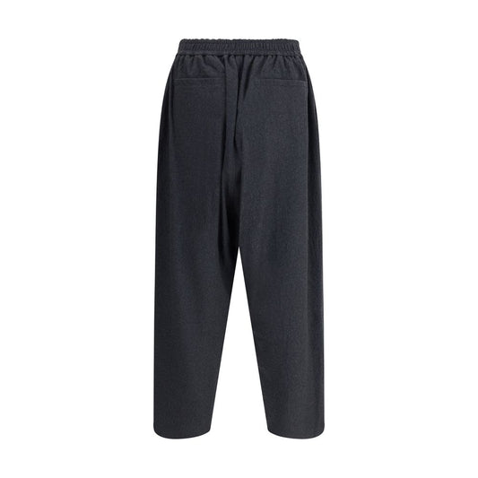 Giorgio Armani Virgin Wool Flannel Pants GI-GM002269U8131-IT44 | XS