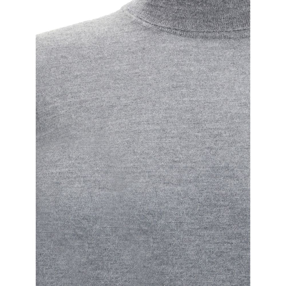 Brunello Cucinelli Gray Cashmere Cashmere Sweater