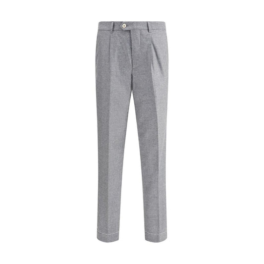Brunello Cucinelli Cashmere-silk flannel Pants BR-MR436L00HC591-IT50 | L