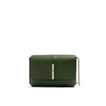 Giada Dark Green Leather Crossbody Bag GI300725-2
