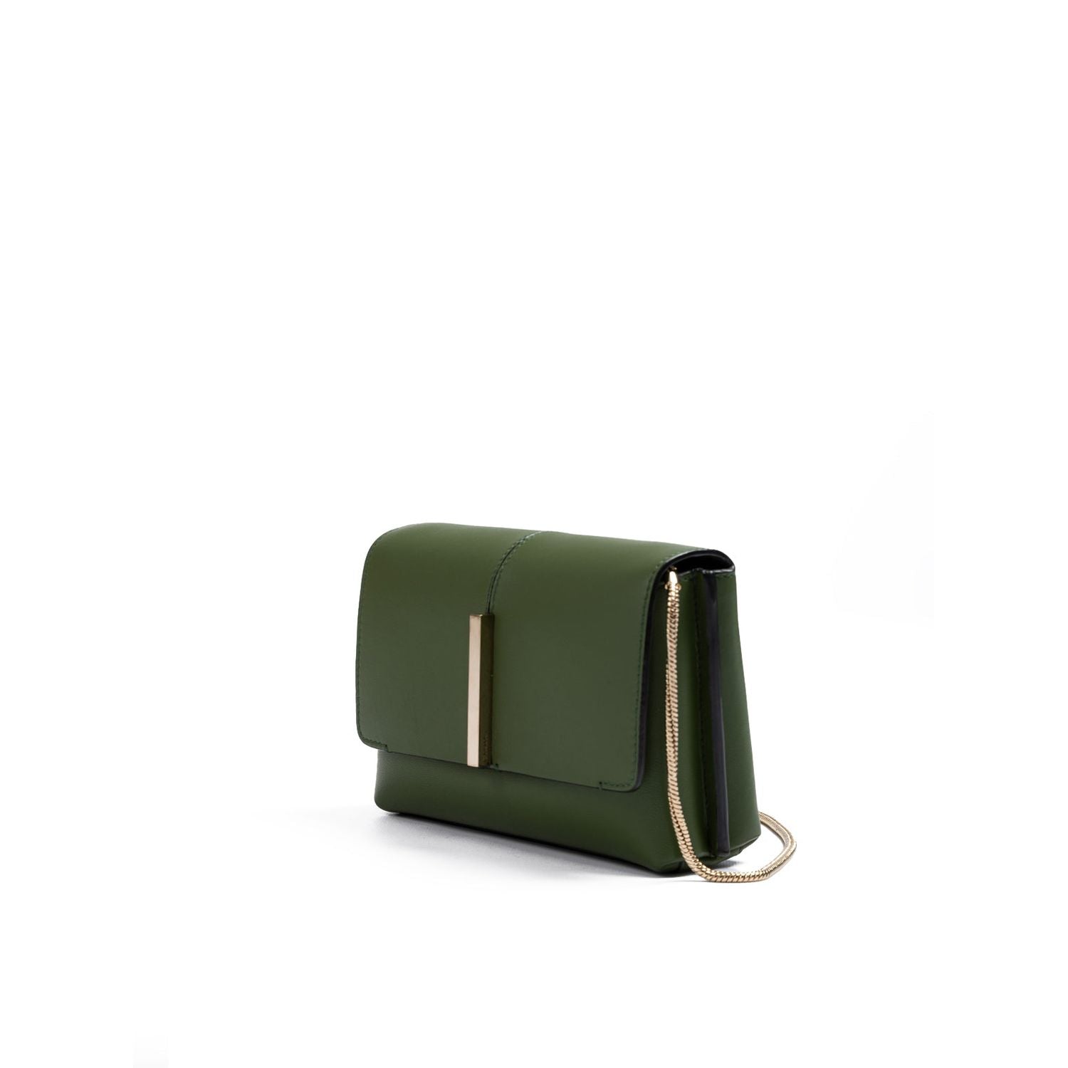 Front view with bag zipped and handles upright.