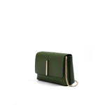 Giada Dark Green Leather Crossbody Bag GI300725-2