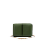 Giada Dark Green Leather Crossbody Bag GI300725-2