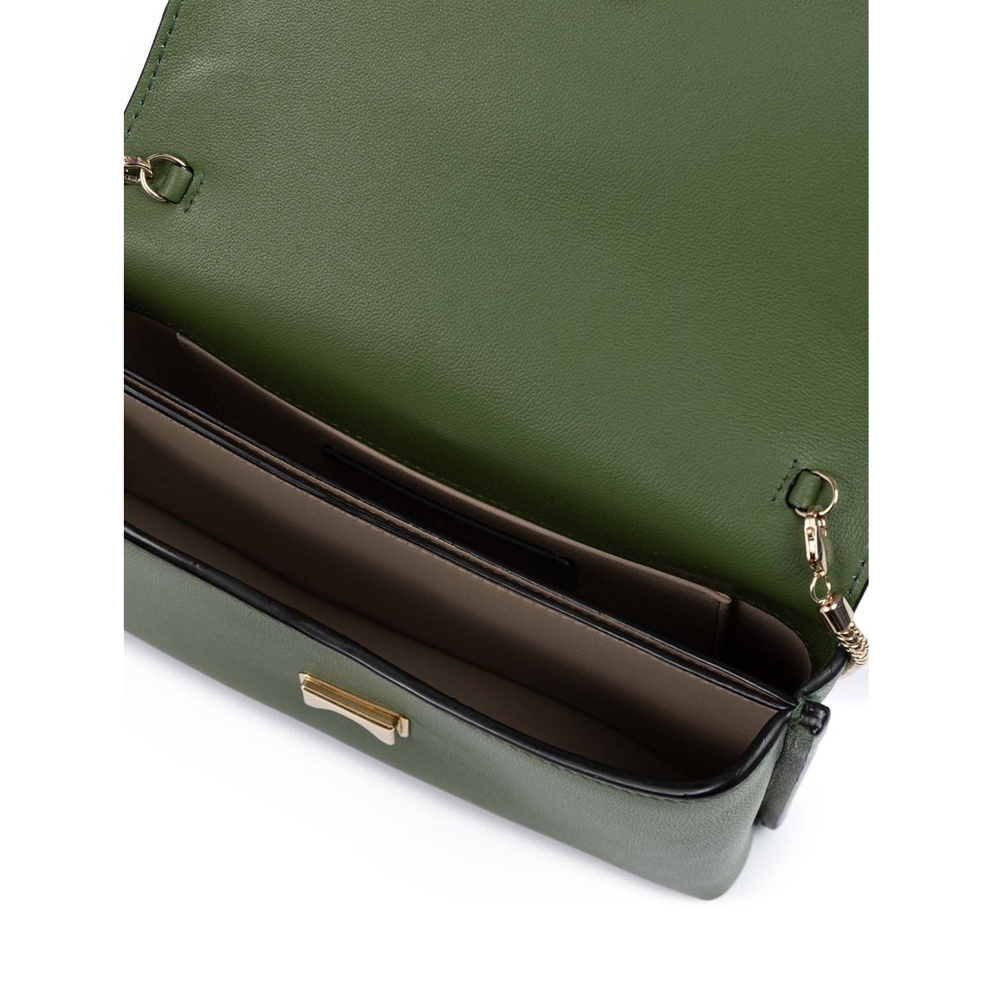 Giada Dark Green Leather Crossbody Bag GI300725-2