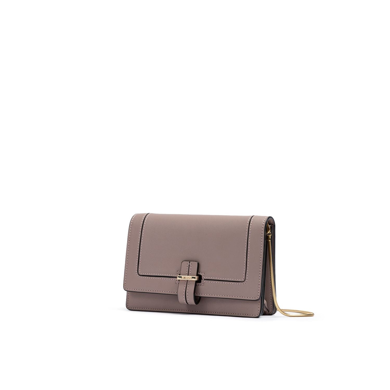 Front view with bag zipped and handles upright.