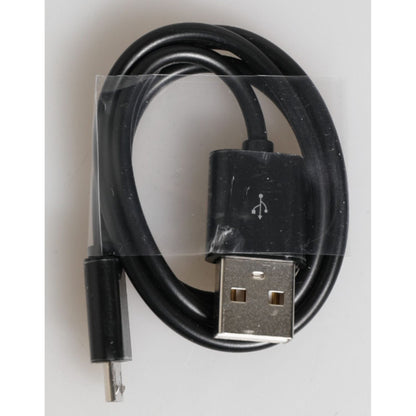 Dolce & Gabbana Black Leather Exotic Skin 3000mAh Power Bank Charger USB