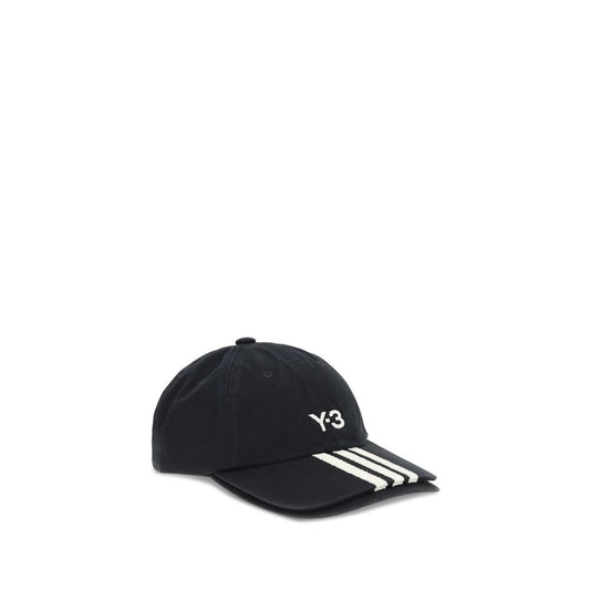 Y-3 Stripes Baseball Hat Y-JN7183BLACK-UNI