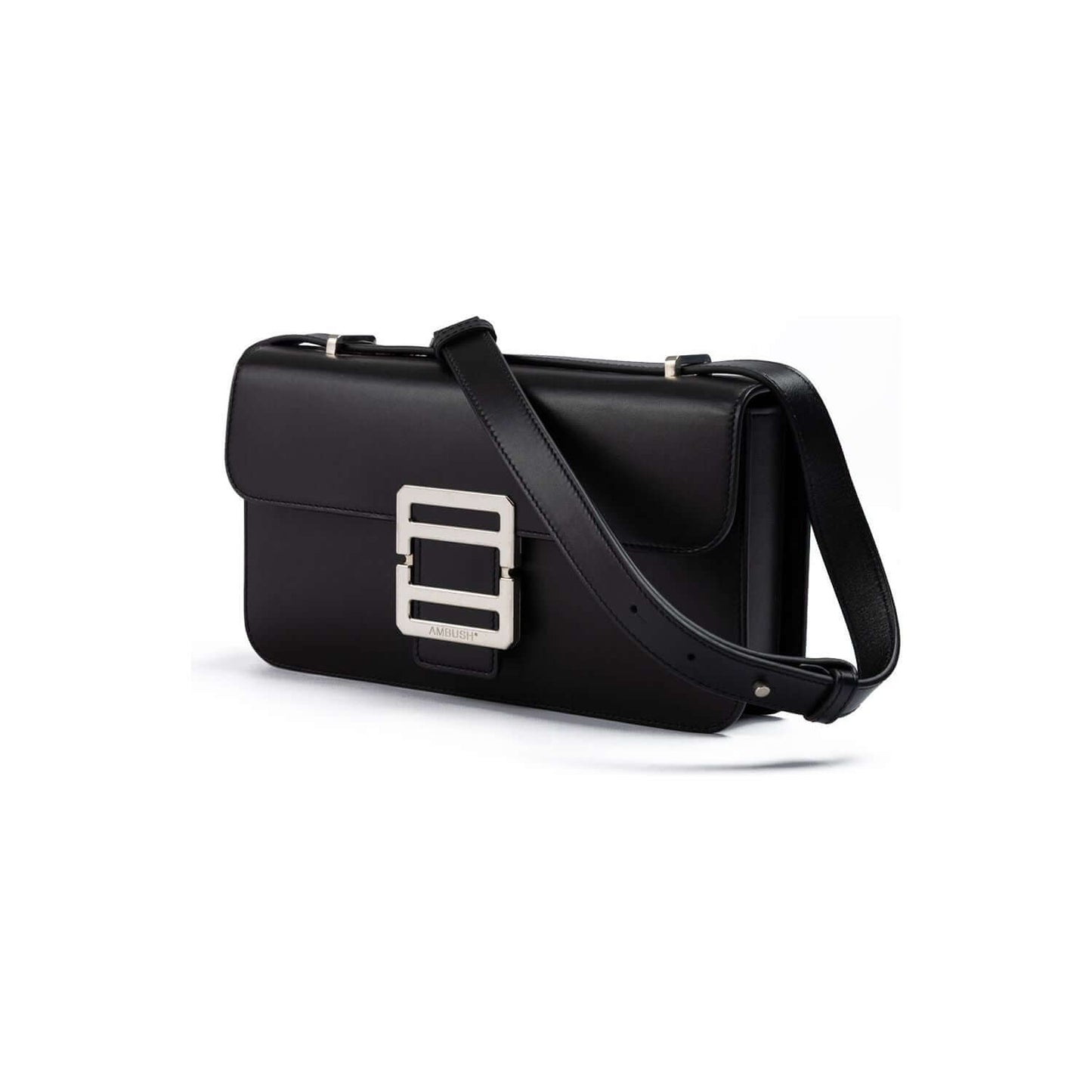 Ambush Black Leather Crossbody Bag GI300725-13