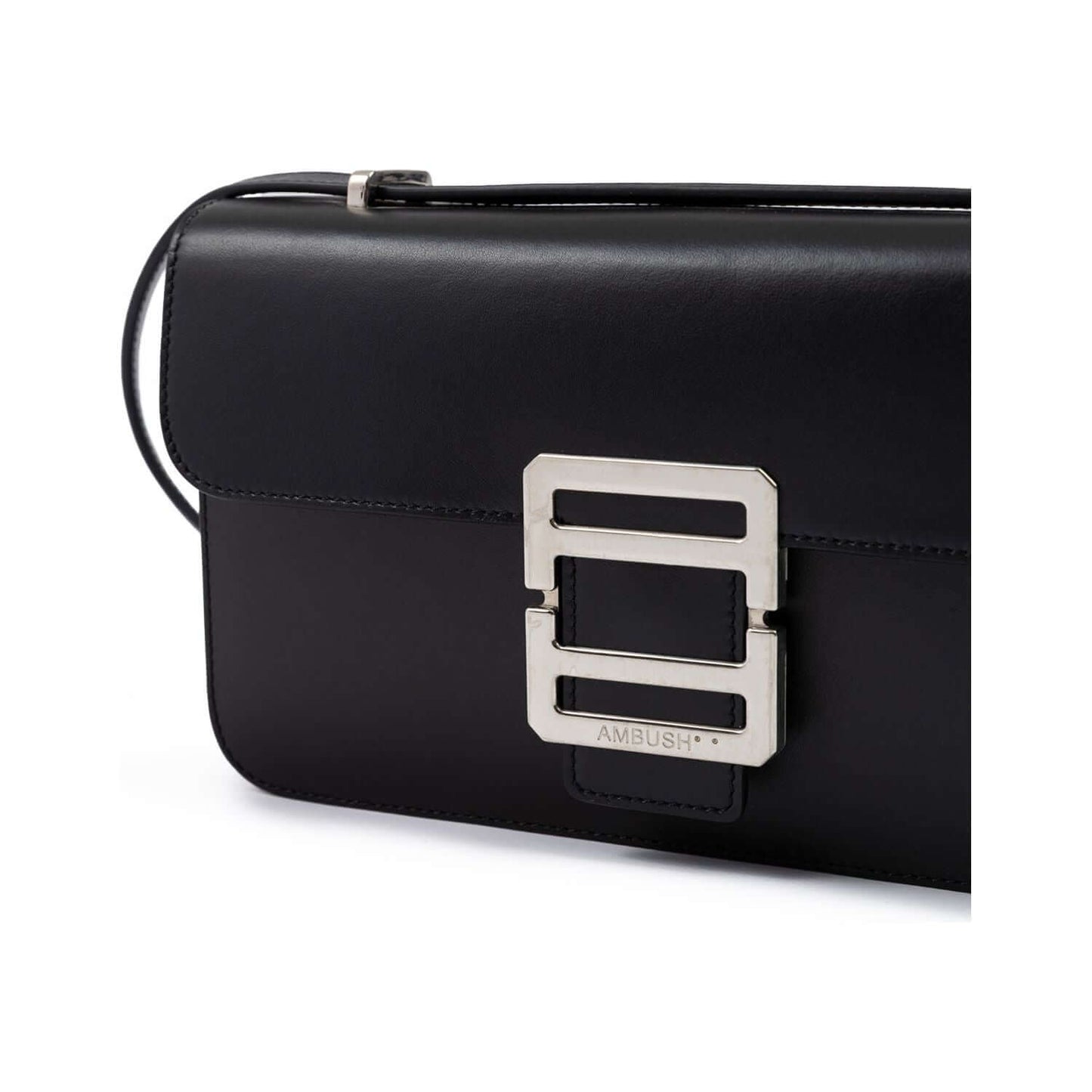 Ambush Black Leather Crossbody Bag GI300725-13