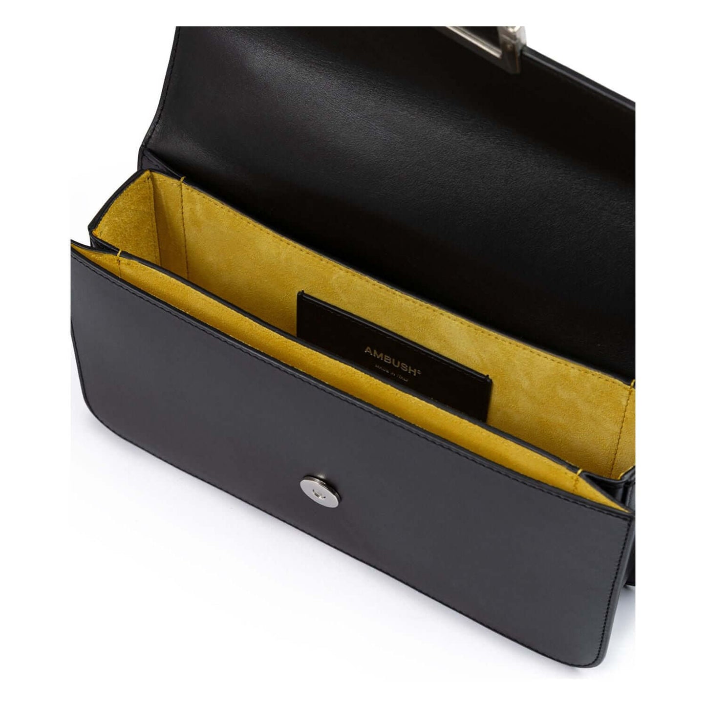 Ambush Black Leather Crossbody Bag GI300725-13