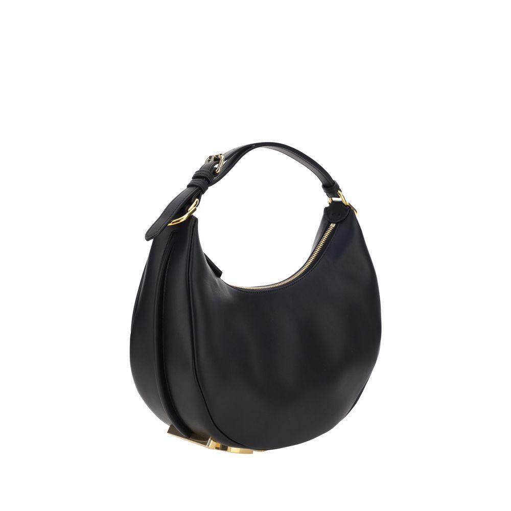 Front view with bag zipped and handles upright.