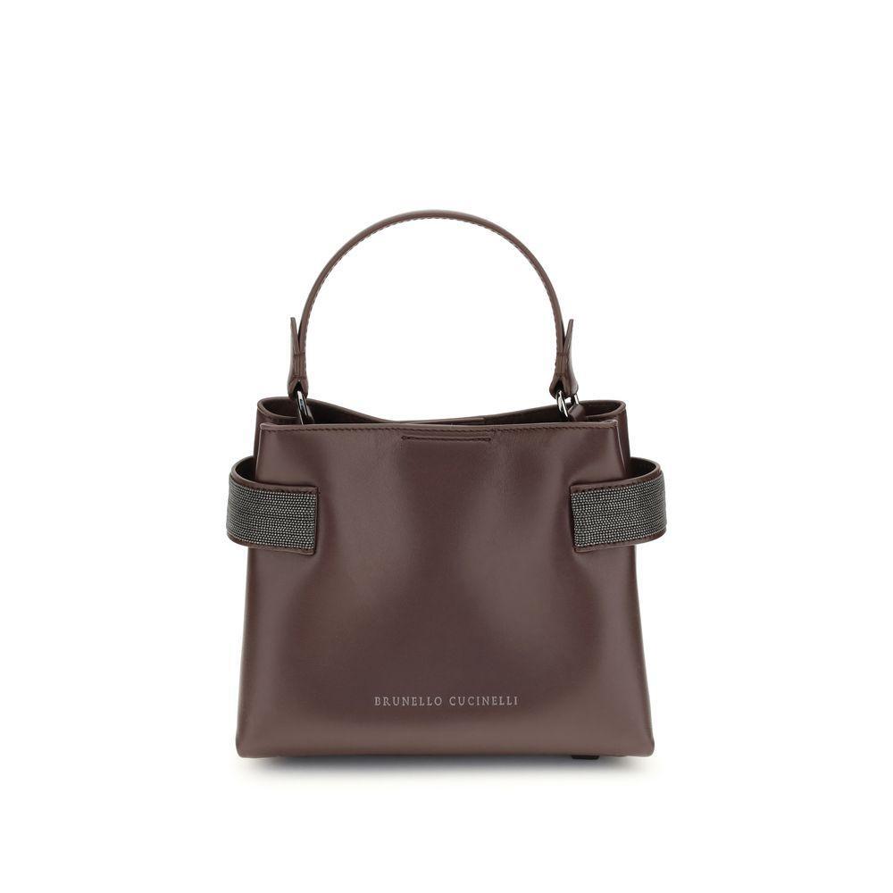 Front view with bag zipped and handles upright.