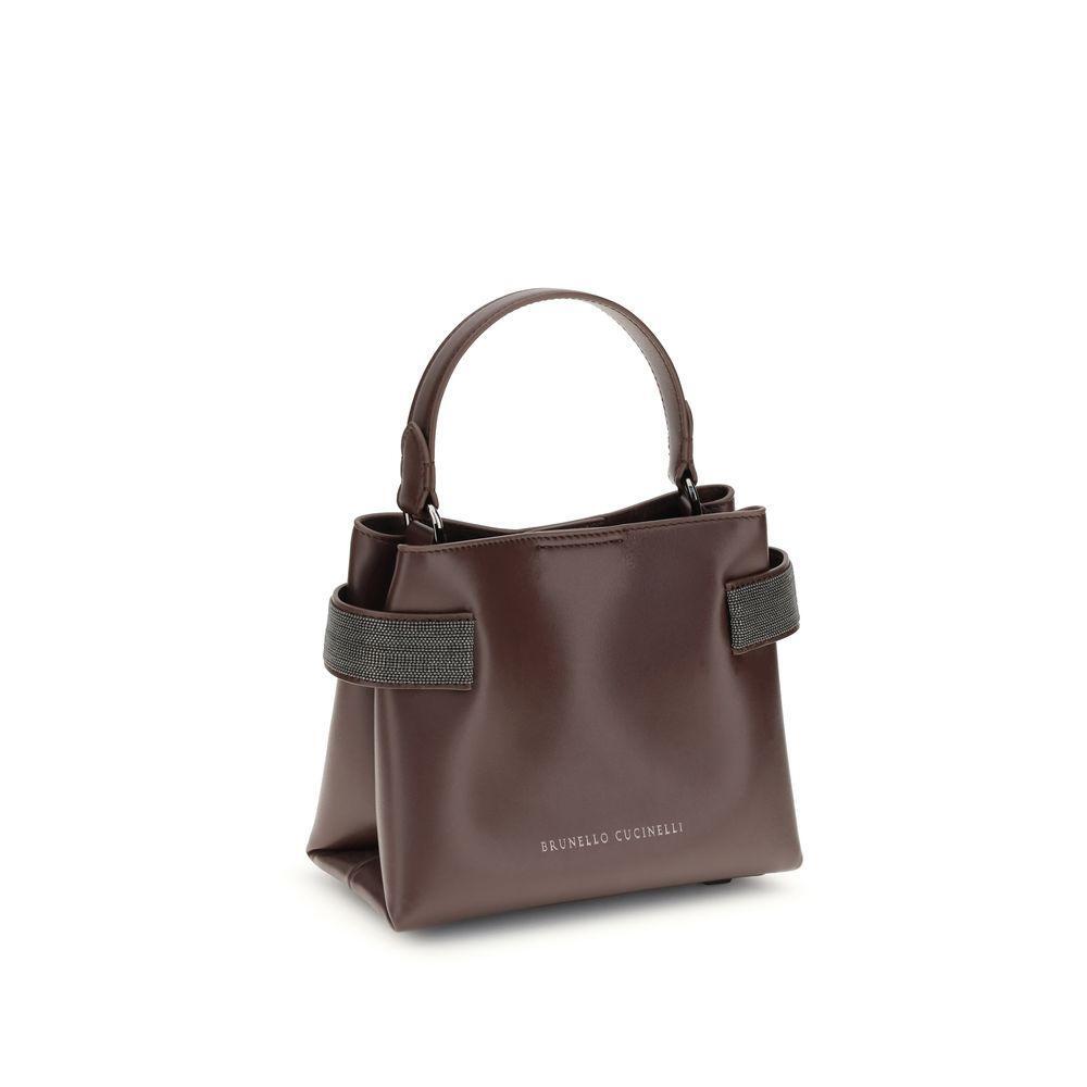 Front view with bag zipped and handles upright.