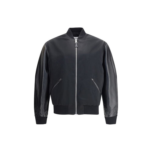 Givenchy Leather and satin bomber Jacket GI-BM01DZ6Y3Z075-IT50 | L