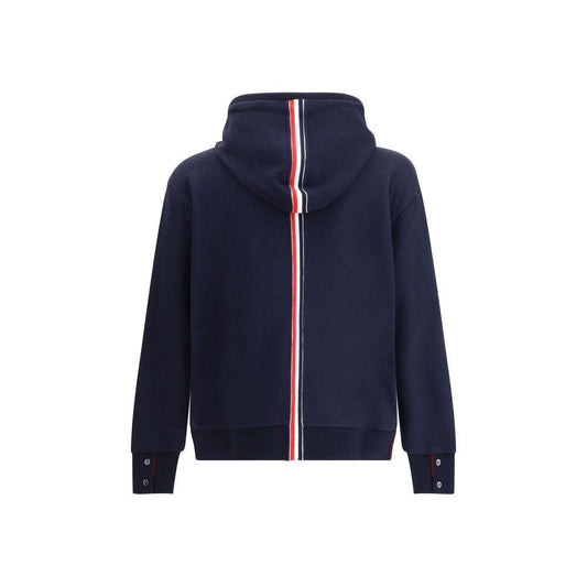Thom Browne HOODIE ZIP-UP PULLOVER IN CLASSIC LOOPBA TH-MJT153A03377415-2