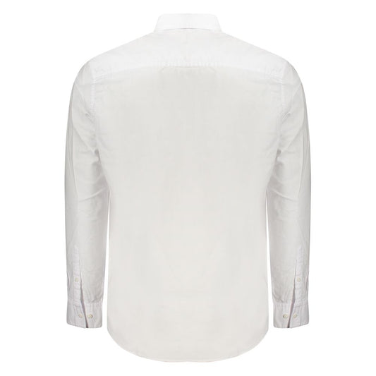 Calvin Klein White Cotton Men Shirt CA-39422-S