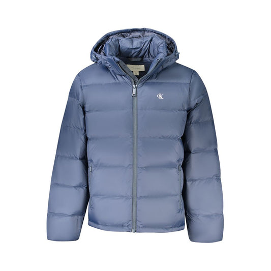 Calvin Klein Blue Polyamide Men Jacket CA-39423-S
