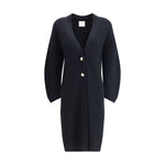 Forte_Forte Long ribbed cashmere Cardigan FO-14145MYCOATF48A8033-0/XS