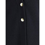 Forte_Forte Long ribbed cashmere Cardigan FO-14145MYCOATF48A8033-0/XS
