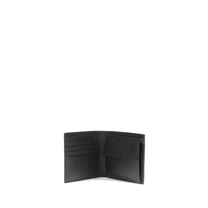 Saint Laurent Black Calf Leather Bos Taurus Wallet
