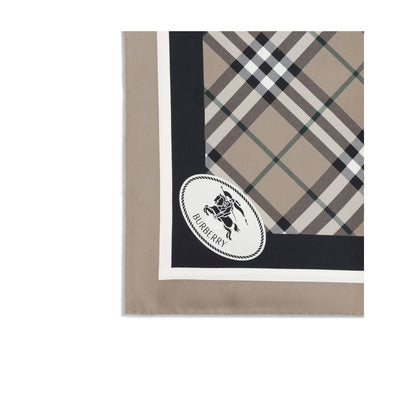 Burberry Beige Silk Scarf