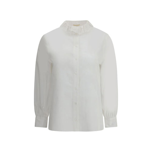 Saint Laurent Cotton poplin Shirt SA-842627Y7K369601-IT38 | S