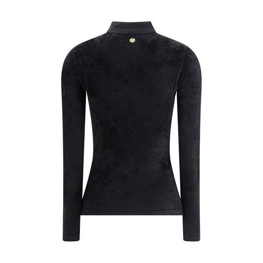 Versace Chenille Top with half nec VE-10219371A157041B000-IT40 | M