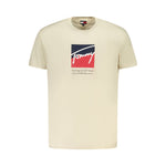 Tommy Hilfiger Beige Cotton Men T-Shirt TO-39456-S