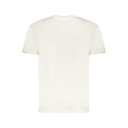 Tommy Hilfiger White Cotton Men T-Shirt TO-39477-S