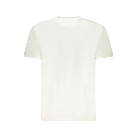 Tommy Hilfiger White Cotton Men T-Shirt TO-39476-S