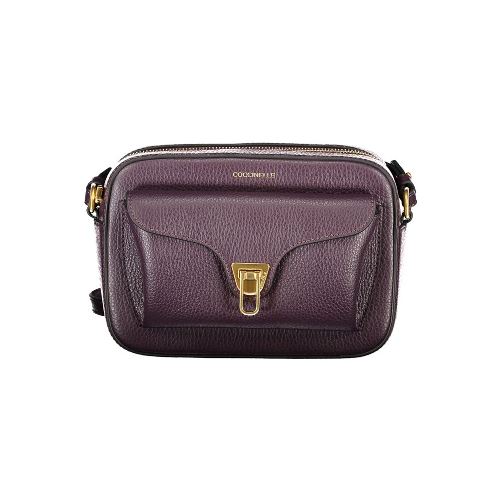 Coccinelle Purple Leather Handbag