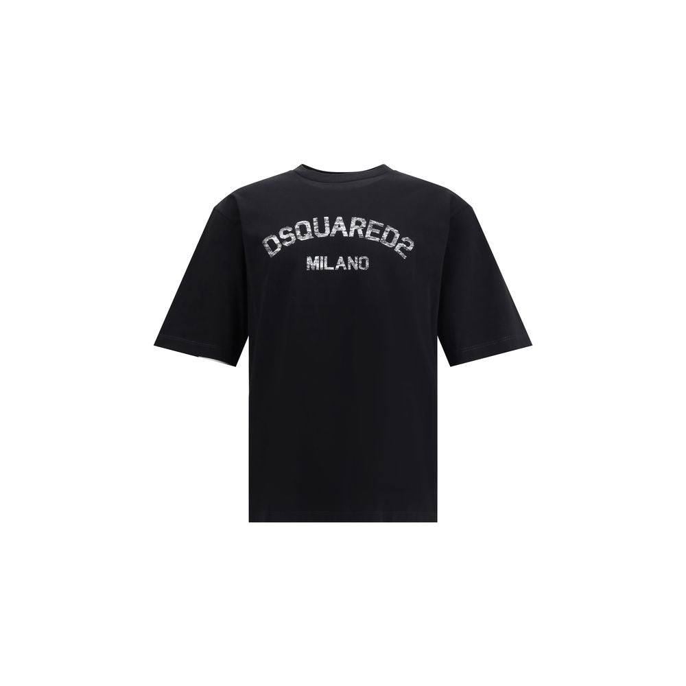 Dsquared² Black Cotton T-Shirt