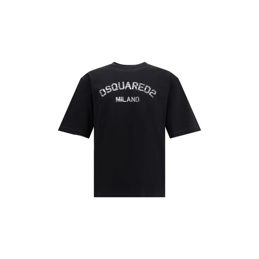 Dsquared² Black Cotton T-Shirt