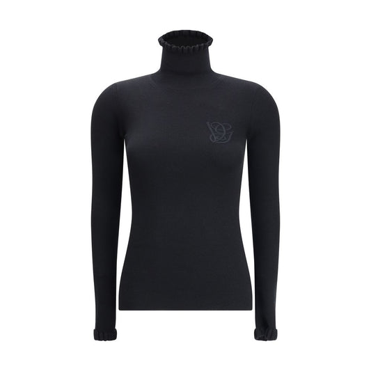 Valentino Wool Sweater with ruffled collar VA-7B3KC66G9H70NO-M