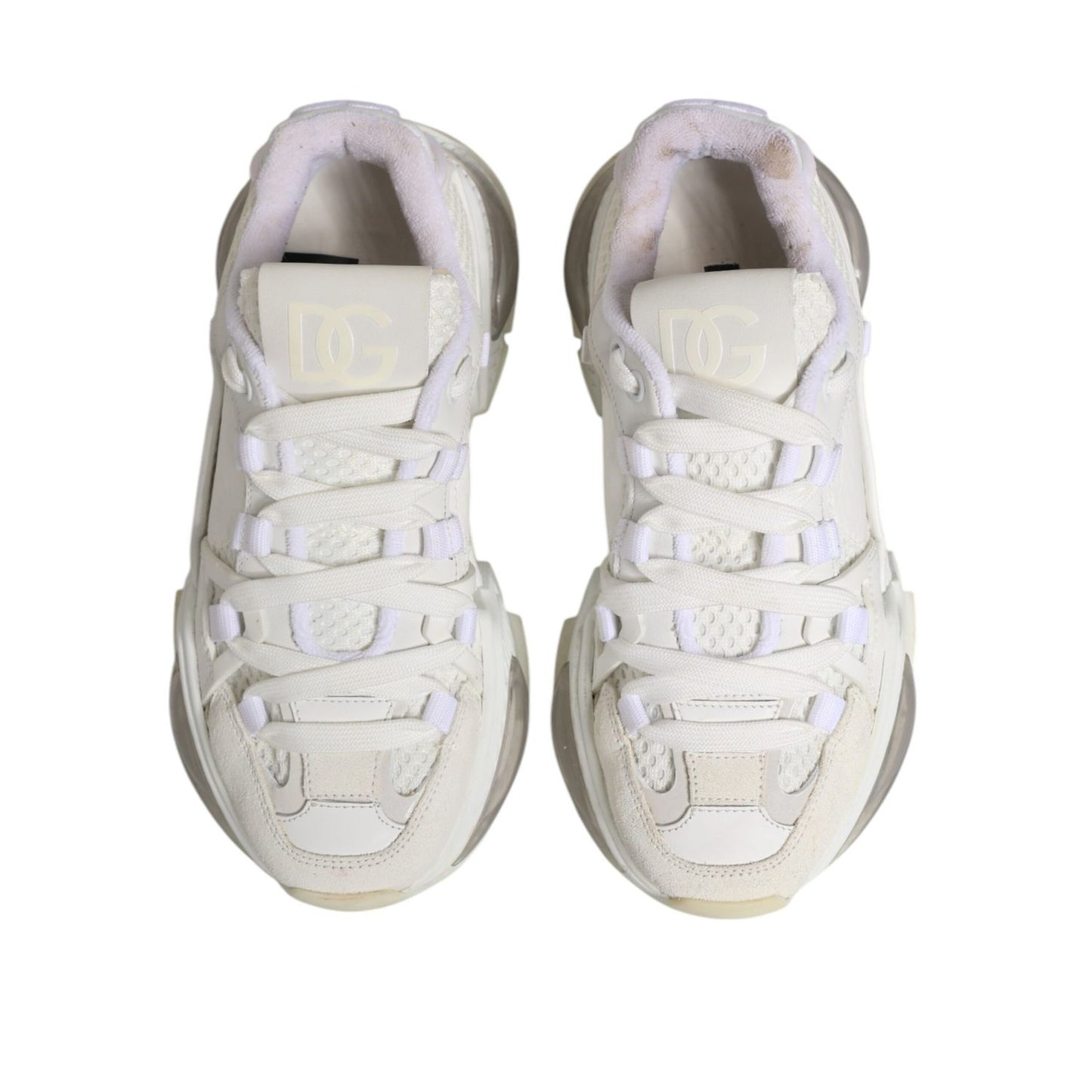 Dolce & Gabbana Airmaster White Women Low Top Sneakers Shoes