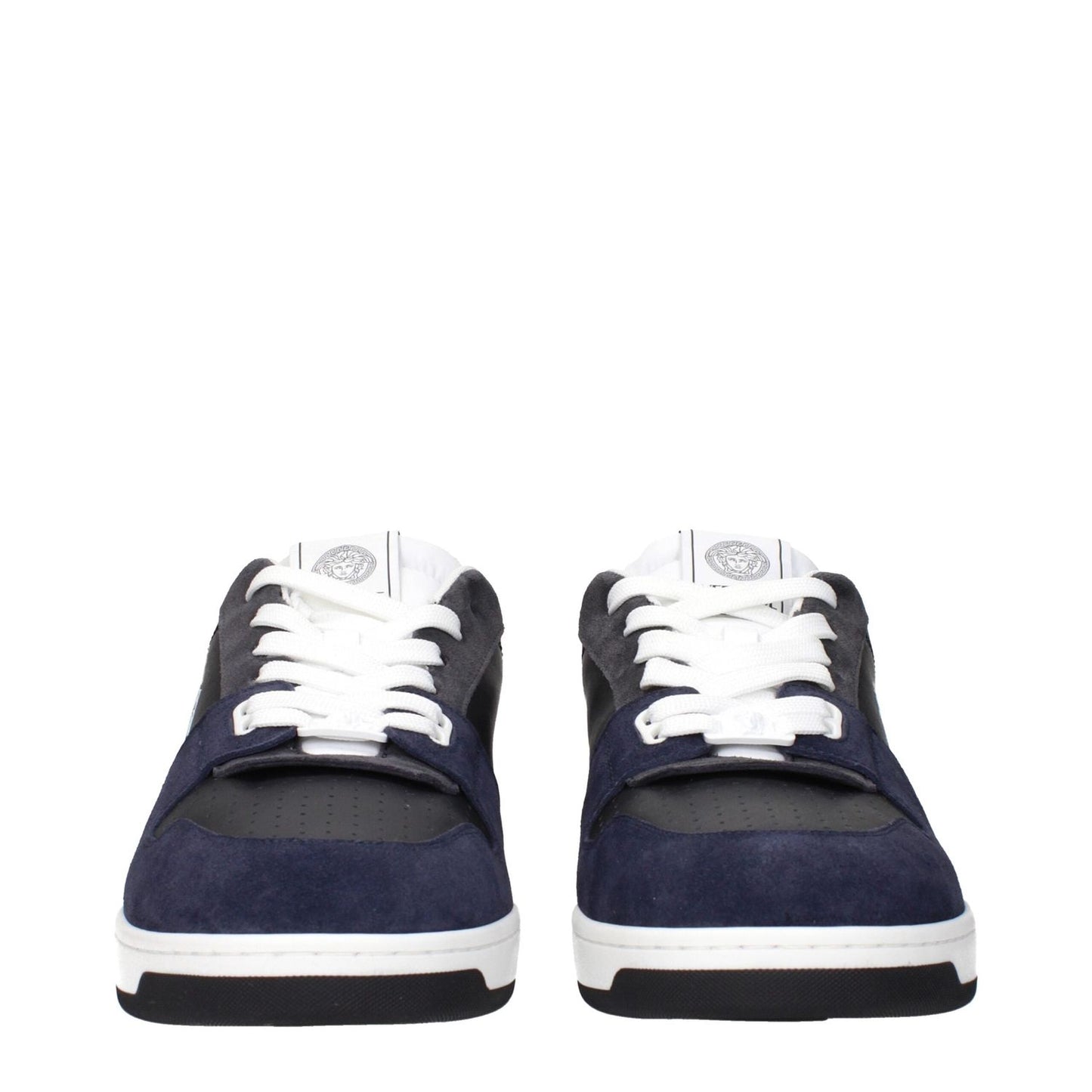 Versace Blue Leather Sneakers VE-15265229930761-EU46/US13