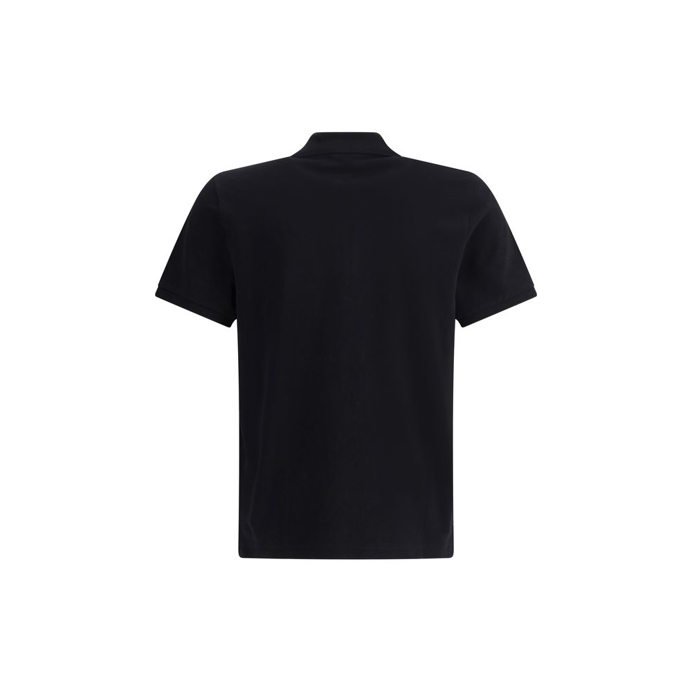 Moose Knuckles Black Cotton Polo Shirt