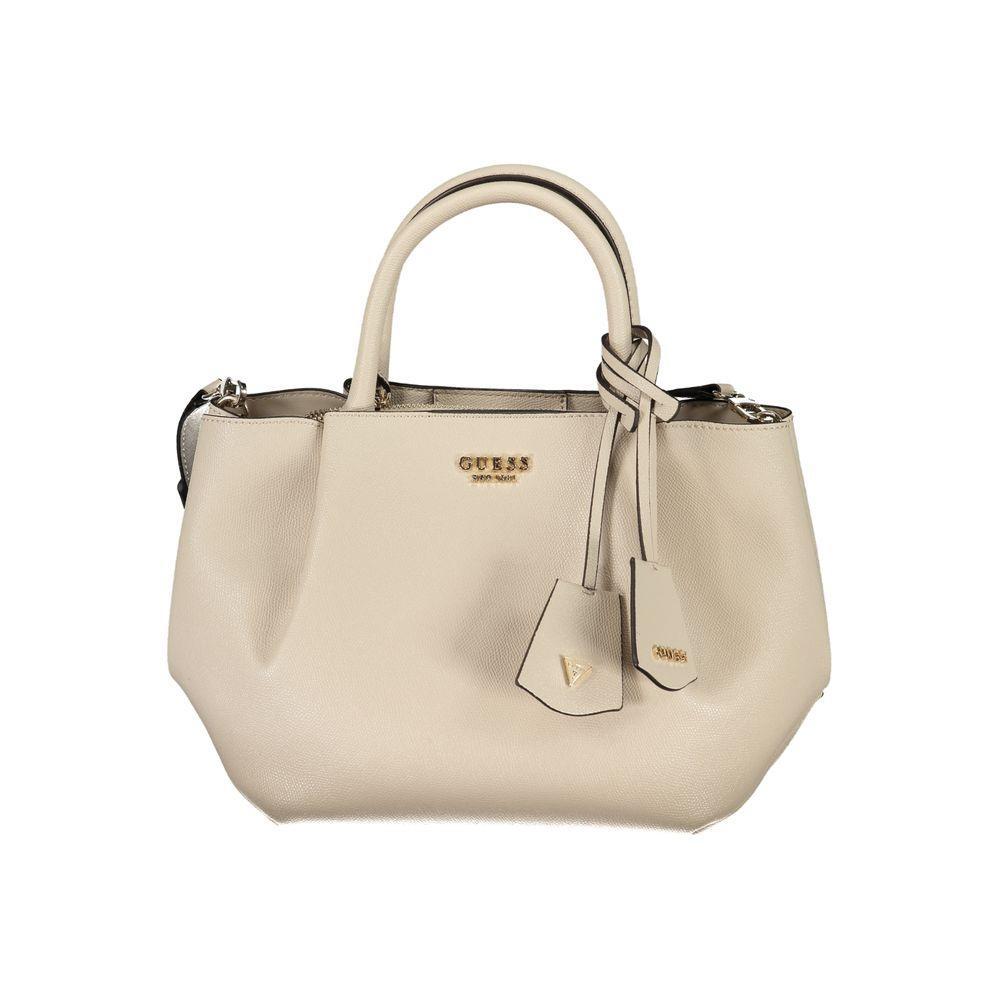 Front view with bag zipped and handles upright.